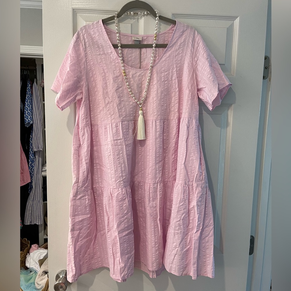 Pink Short Sleeve Target Dress